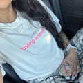 'Running Errands' Embroidered T-Shirt