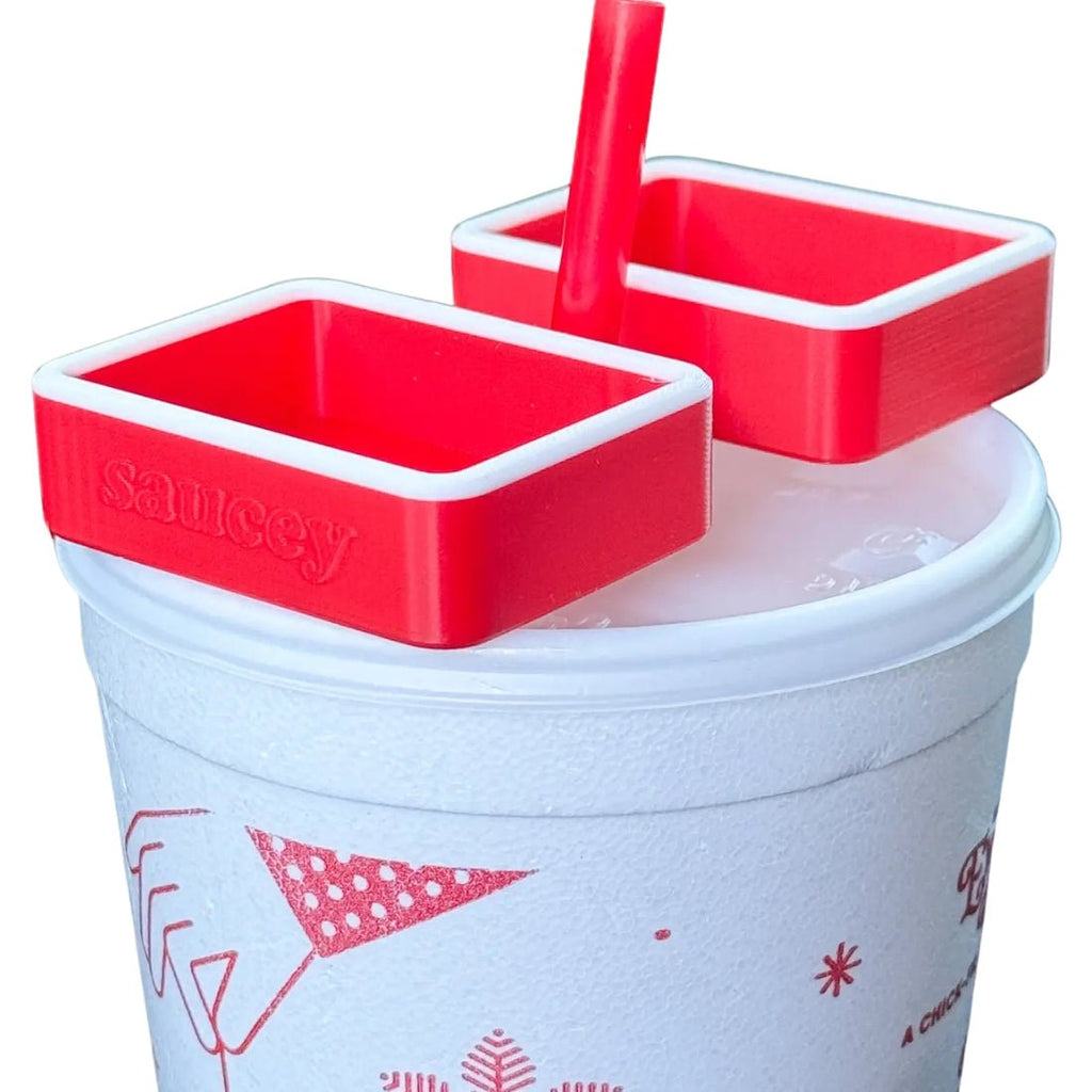 'The Sip & Dip' Sauce Holder